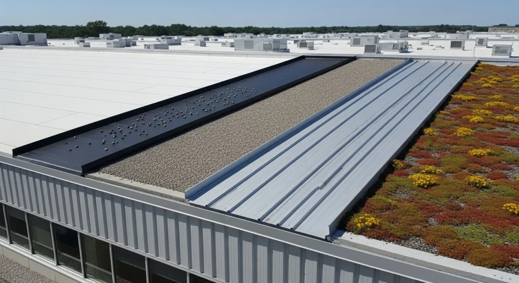 Different kinds of commercial roofing systems- OC Roof Kings