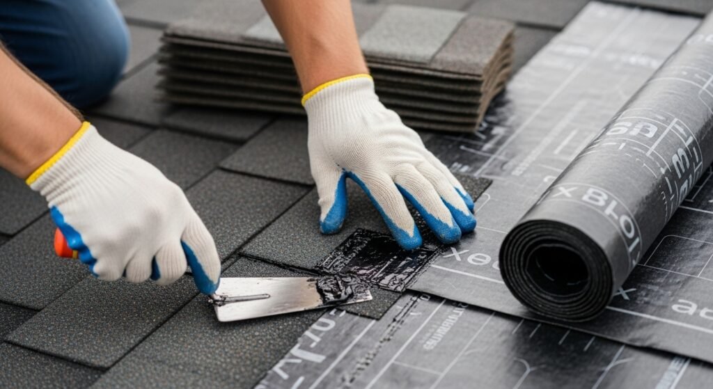 how to fix a leaking roof