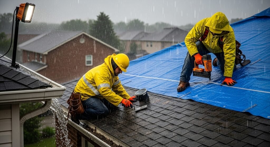 Emergency Roof Leak Repairs
