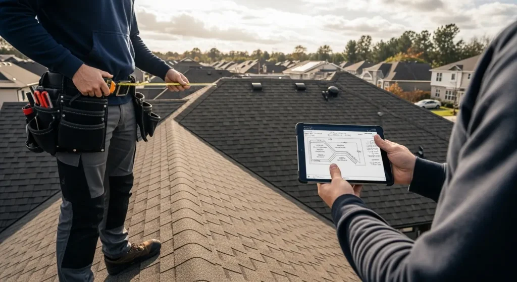 calculating roof area