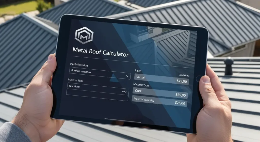 figuring metal roofing
