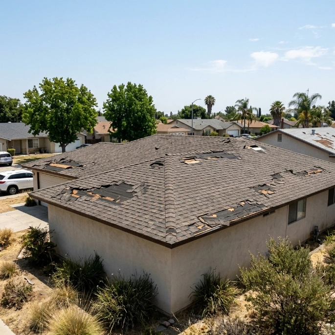 Damaged or Missing Shingles